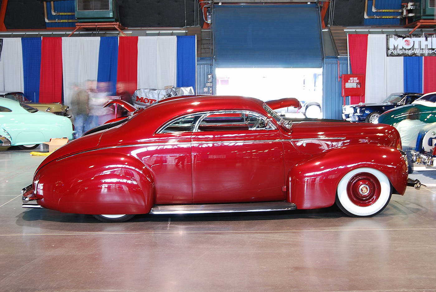 Luckly Dany ONeill was able to bring his very fine 1940 Mercury coupe